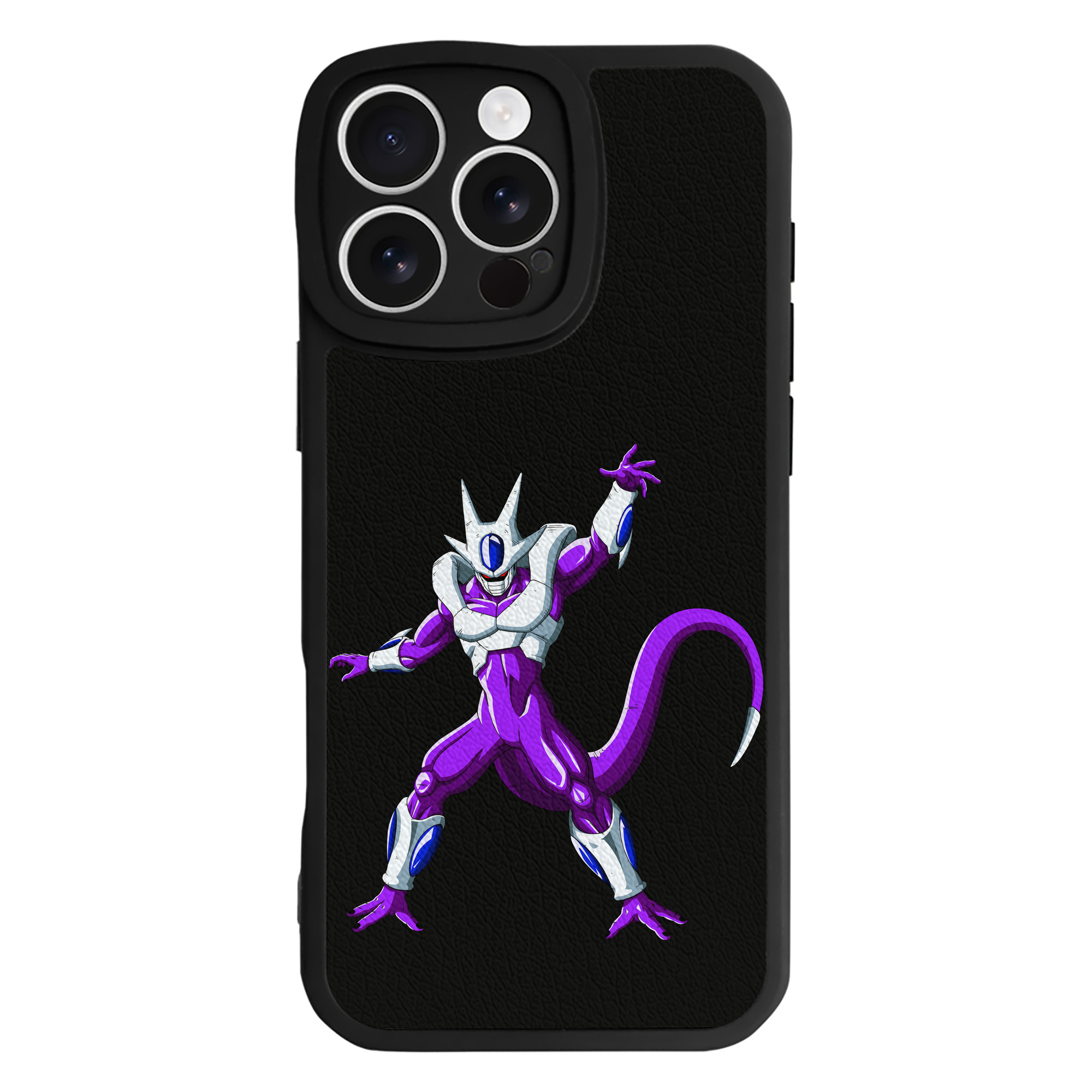 （画像用） ドラゴンボール クウラ DRAGON BALL Cooler Coora 【iPhone 16シリーズ対応】シリコンスマホケース（レザー調） 材質：シリコン
